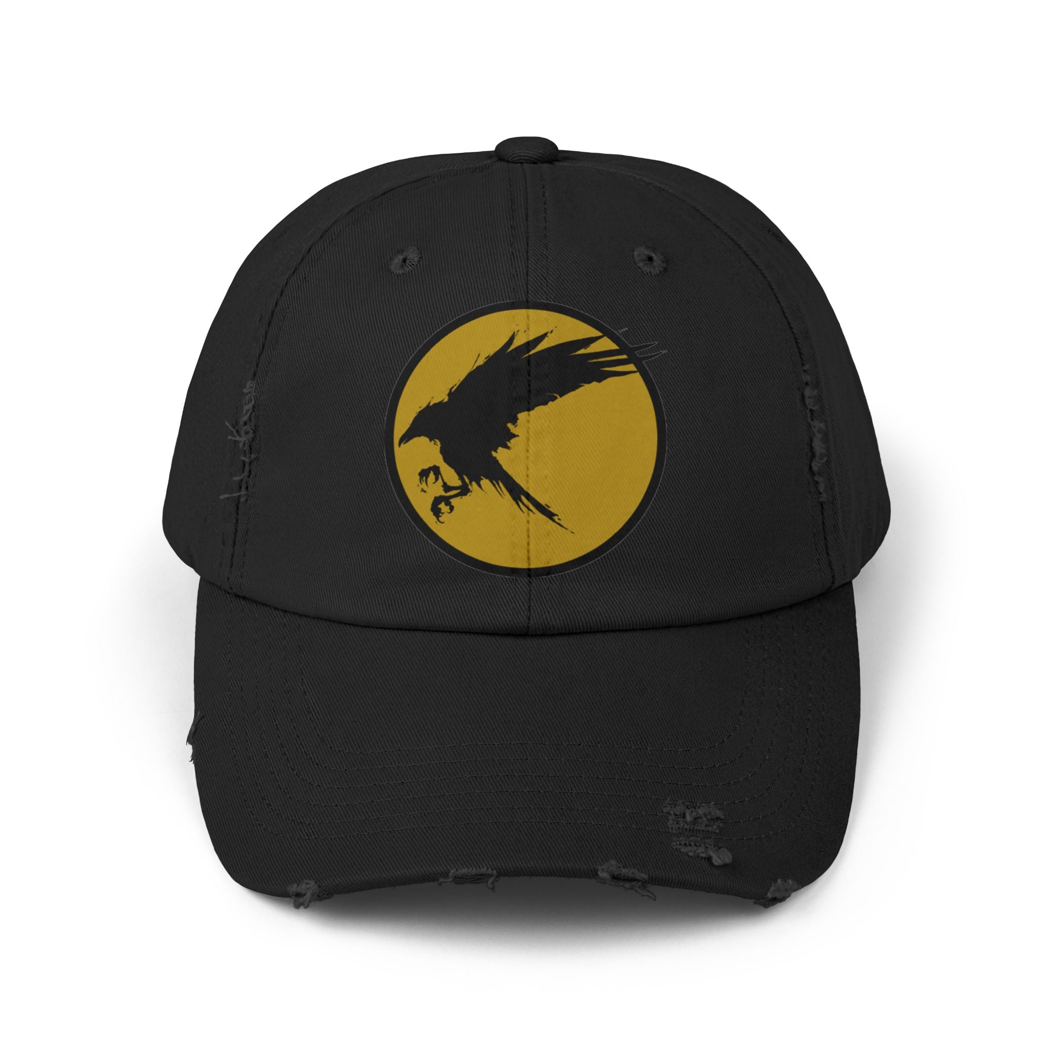 Corvus Comics Moon Logo | Cap - Distressed