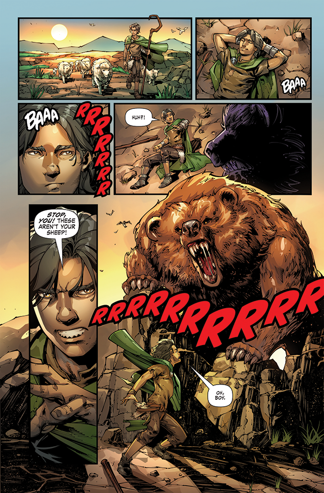 David - After God's Own Heart - Comic Book
