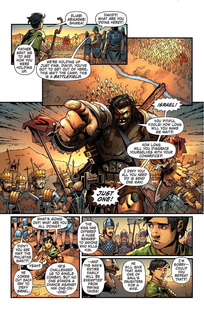 David - After God's Own Heart - Comic Book