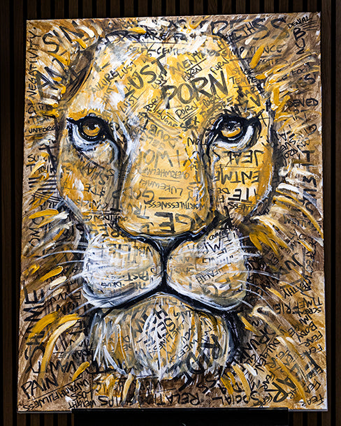 Uprooted | Lion & Jesus Limited Canvases
