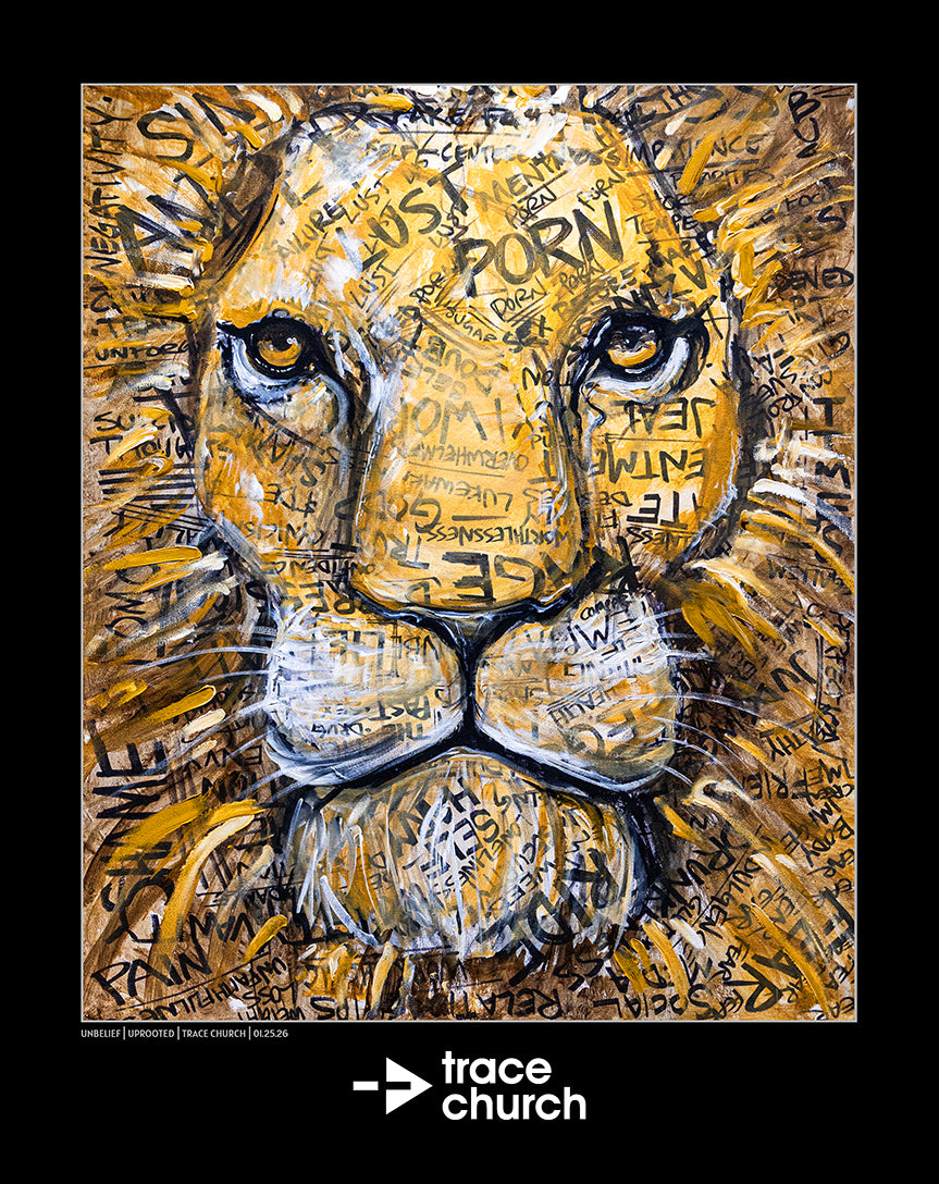 Trace Church | Uprooted | Lion | Limited Edition Signed Art Print