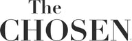 The Chosen logo in clear, elegant typography representing the popular faith-based television series depicting the life of Jesus Christ.