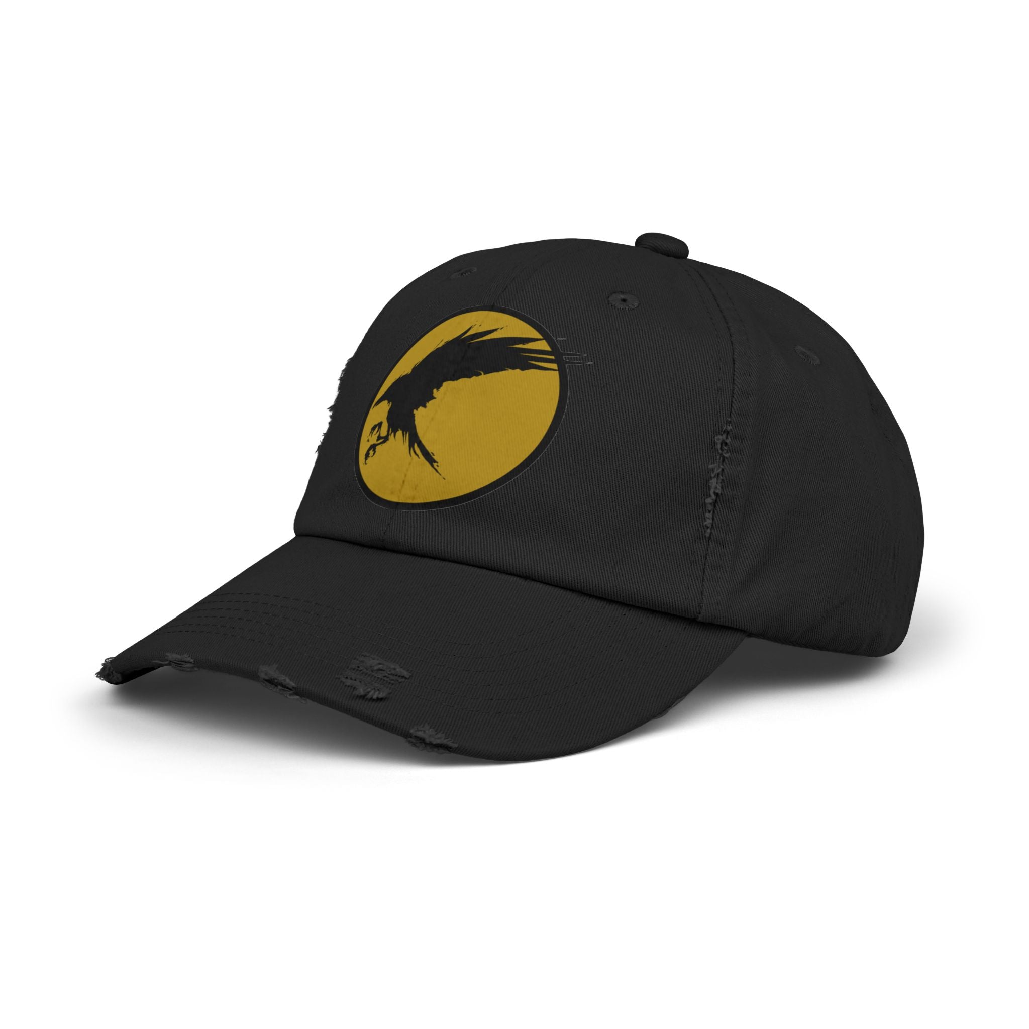 Corvus Comics Moon Logo | Cap - Distressed