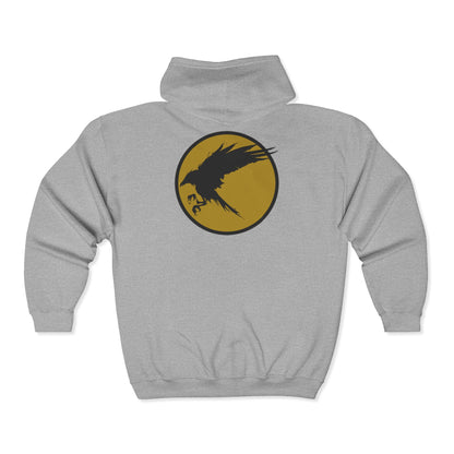 Corvus Comics Moon Logo Zip Hoodie
