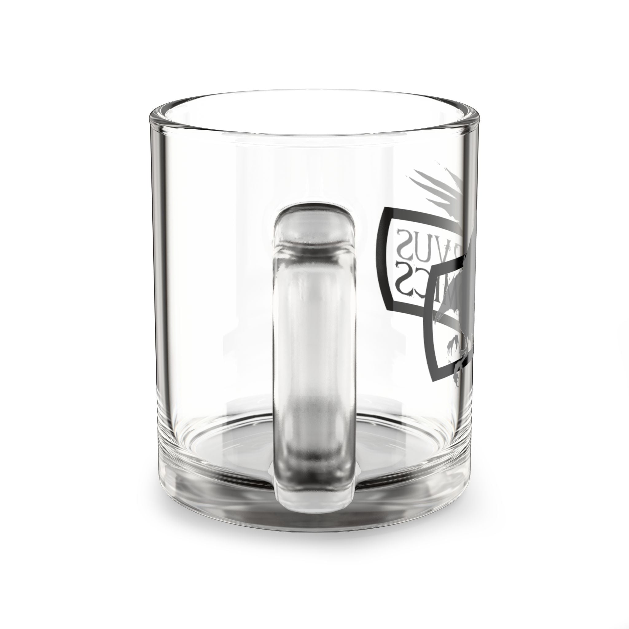Corvus Comics Glass Mug, 10oz - Perfect Gift for Comic Lovers, Unique Coffee Cup for Home, Nerdy Collectible, Stylish Drinkware