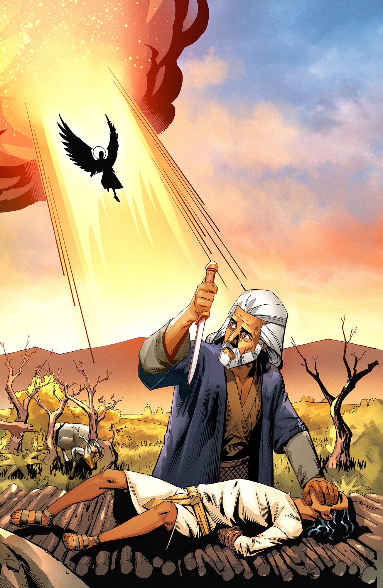 Abraham #5 - Special Edition Numbered METAL Print
