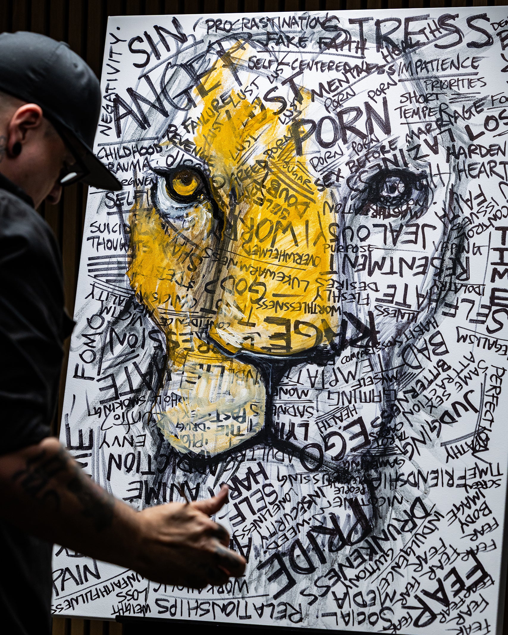 Trace Church | Uprooted | Lion | Limited Edition Signed Art Print