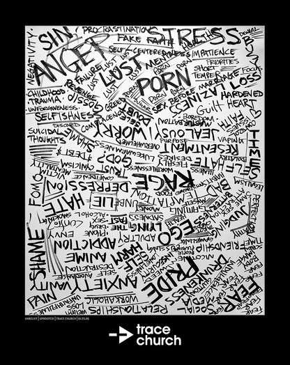 Trace Church | Uprooted | The words | Limited Edition Signed Art Print