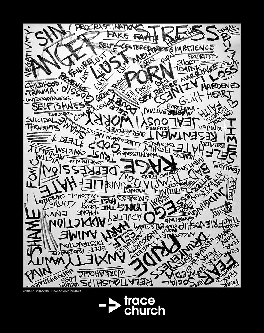 Trace Church | Uprooted | The words | Limited Edition Signed Art Print