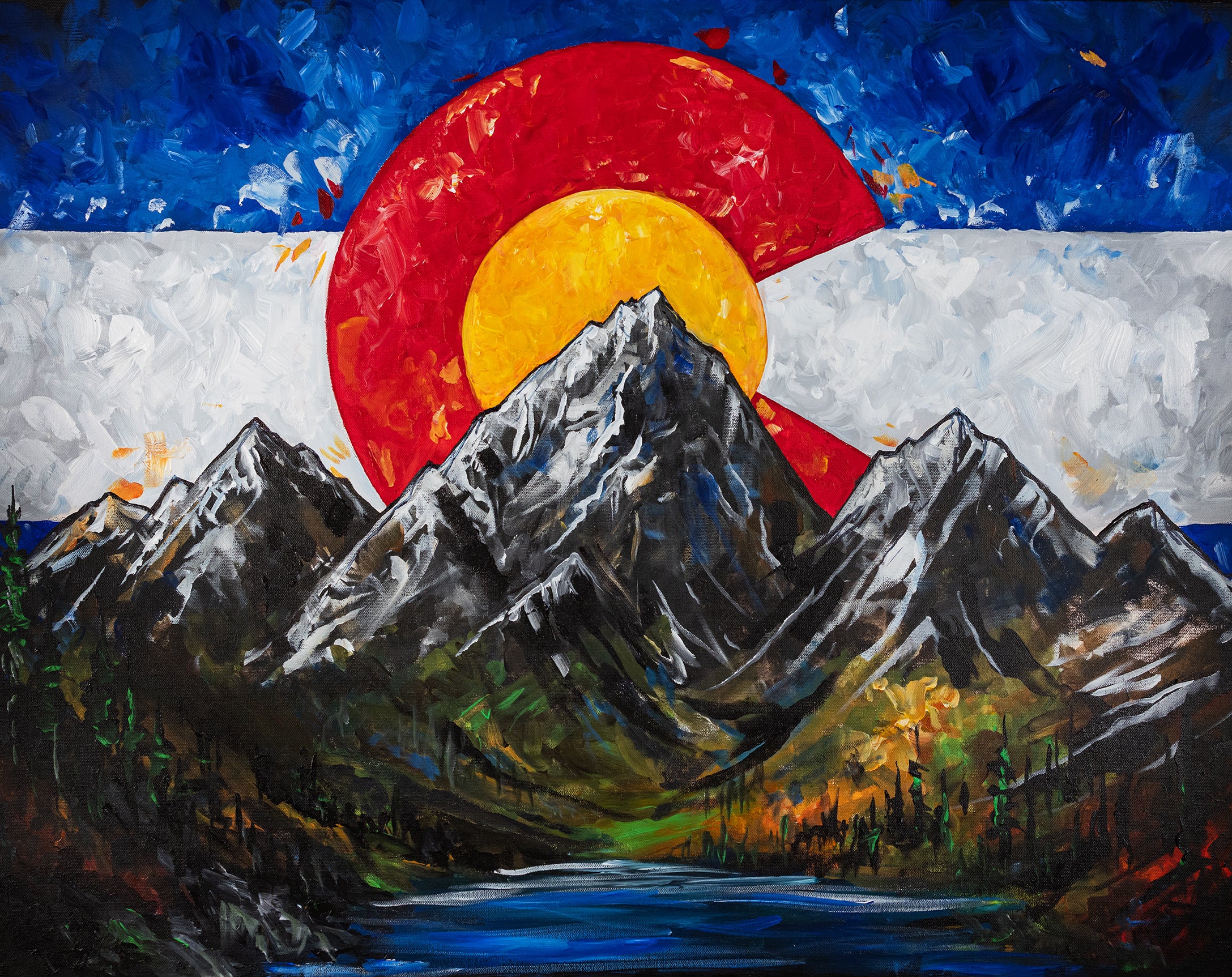 VICTOR MARX | COLORADO FLAG | 11x14 ART PRINT